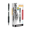 Zebra Pen Sarasa Gel Pen, Black, Bold, PK12 46610